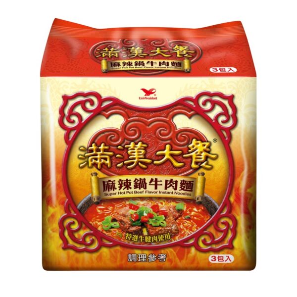 滿漢大餐麻辣鍋牛肉麵(袋)