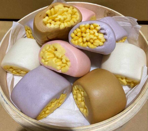 彩色銀絲卷
